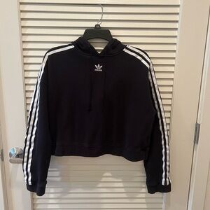 Adidas Cropped Hoodie - Size Small